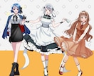 立ち絵制作します TRPG、配信、ゲーム制作 等用の立ち絵を制作いたします！ イメージ2