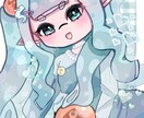 パッと目に留まるかわいいイラストお届けします アイコン、1枚絵、立ち絵等、お手頃価格でお描きします♪ イメージ8