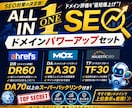 オールインワンSEO！ドメインパワーアップします DR60//DA30/TF30/＆スーパーバックリンク構築！ イメージ1