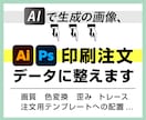 AIで作ったデータを注文データにします 用途に応じて最適な方法で製作データにいたします イメージ1