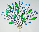 色鮮やかなブルーのかすみ草のスワッグを作ります お部屋に彩りを加えるアレンジフラワー イメージ9