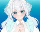 バストアップイラスト作成します キラキラ可愛いバストアップイラストを作成します！ イメージ4