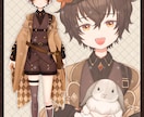 Vtuberさん向けのかわいい2Dモデル制作します モデリング、イラスト、パーツ分けのみの制作も対応可能です♪ イメージ7