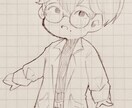 最短2日!!デフォルメキャラ描きます ☆線画練習用などに使えるラフ画提供☆ イメージ3