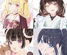 商用利用◎格安でかわいい女の子のイラスト制作します サムネ、歌ってみた、MV、アイコン、1枚絵描きます！ イメージ1