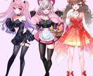 新衣装・立ち絵制作承ります 鮮やかで可愛いイラスト制作します❀ イメージ9