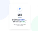 問い合わせ〜顧客管理〜フォローを自動化します 顧客情報を資産化し営業を仕組み化します イメージ3