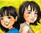 お子様の似顔絵作成します お子様の似顔絵暖かく優しいイラスト イメージ2