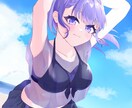 商用利用可★バストアップ～全身まで！希望聞きます MVやパネル開けに！絵柄を最大限寄せたイラストを描きます！ イメージ1