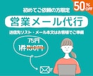 高反応率を狙う！営業メール・フォーム送信代行します 1件75円／AI文面改善対応も可能！ イメージ1