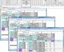 作業効率化のExcel(マクロVBA)を作成します 複数表結合、週間予定組合せ、パッケージソフトへのデータ渡し可 イメージ1