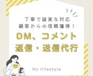 1ヶ月無制限でInstagramの返信代行をします ★DM★コメントへの返信代行を行います！※丁寧かつ誠実な対応 イメージ1