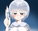 アニメ塗りで可愛く・かっこよく仕上げます 「自分だけのキャラを作りたい!」という方におすすめです。 イメージ1