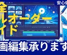 安心価格、高クオリティで動画編集致します 完全フルオーダーメイドでデザイン制作致します！！ イメージ1