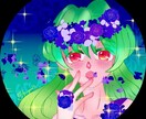 デジタルイラストでアイコン作成致します 目ヂカラ強め！リクエストのバストアップのアイコン描きます! イメージ3
