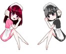 ミニキャラなど可愛いらしいSNSアイコン描きます 2~5頭身のかわいらしいミニキャラなどの絵が描けます！！ イメージ1