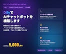 DifyでAIチャットボットを構築します 納品後も自分でカスタマイズOK！ノーコードで安く始められます イメージ1