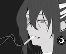 一服してる男の人をイメージで描いてます かっこいいのが好きな方におすすめ イメージ1