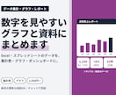 データの集計・グラフ・レポートを作成します Excel・スプレッドシート・Python｜見やすい資料に イメージ1