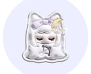ぷっくり可愛いアイコン描きます 立体感が可愛いぷっくりとしたお顔のアイコンを描きます！ イメージ4