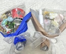結婚式【コスメブーケ＆おつまみブーケ】作成します 結婚式、披露宴、二次会で使えるお揃いブーケ2点セット♪ イメージ4