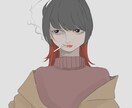 初出品の限定依頼を請け負います アンニュイな世界観のイラスト描きます。 イメージ2