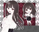 等身イラストのバストアップ描きます ふわっと可愛い雰囲気のイラストです！ イメージ6