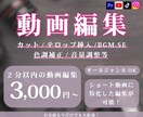ハイクオリティなショート動画の動画編集をします 複数素材を繋ぎ合わせた動画も作成可能です！ イメージ1