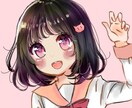 かわいいSNS用のアイコン描きます ご希望に沿って描けるよう頑張ります！ イメージ1