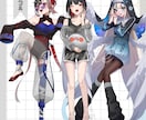 TRPG、IRIAMなどで使える立ち絵を描きます 表情、服装差分〇！最短1週間で、貴方だけの立ち絵を作ります イメージ7