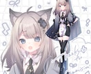 1/31までの期間限定┆詰め込みイラスト制作します ✧SNS投稿用やグッズ、サムネイルにおすすめ✧ イメージ6