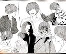 白黒アナログ米津様風イラストでアイコンお描きします 米津さんのイラストが好きな方へ イメージ1