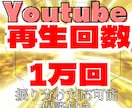 YouTube 再生回数１万回増加します ✅振り分けも可！安心＆安全の超高品質の再生回数になります！ イメージ1
