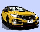 かわいい、かっこいい車のイラスト作成します 写真を送るだけでオリジナルイラスト、SNSアイコンが完成！ イメージ3