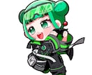 色彩が美しいSDミニキャライラスト制作しますます グッズ制作・VTuber・企業案件もお気軽にご相談ください！ イメージ9