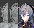 Vtuber様向けの3Dモデルを作成します 立ち絵1枚からでもＯＫ！キャラクター3Dモデリングをします！ イメージ2