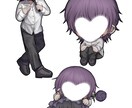 好きなキャラクターをミニキャラ化します 可愛くキャラクターを絵描きます イメージ4