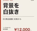 商品画像の背景を白抜きにします Amazon・楽天・メルカリに出せる白背景に（30枚から） イメージ1