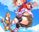 商用利用もSNS向けアイコンお描きしできるます 顔だけ、全身、等身なども指定可能！ミニキャラ専用です。 イメージ2
