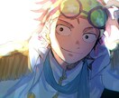 キャラアイコン、イラスト制作承ります 再度高めでキラキラしてるイラスト描きます！ イメージ5