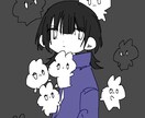 アイコン作成します 可愛いアイコン描きます。青系ゆるイラストです。 イメージ3