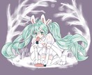 ソシャゲ風イラスト描きます 似顔絵もオリキャラも好きなキャラクターでも可！ イメージ1