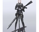 イラスト制作承ります かっこいい女性キャラを描きます イメージ1