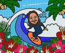 ほっこり可愛いポップな似顔絵描きます その人らしさを大切に笑顔になれる似顔絵をお描きします イメージ10