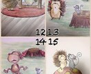 ゆるふわ系描きます 絵本を作成した事がありこちらはその時の絵本の一部です。 イメージ4