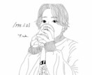 素敵な思い出をエモい線画にします いただいたお写真を元にしてエモい線画を描きます！ イメージ2