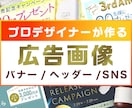 歴14年のデザイナーが高品質なバナーを制作します 大手のデザインも担当の現役デザイナーが制作します！ イメージ1