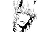 アイコンなど、モノクロで主に男性イラストを描きます あなた専用のキャラデザイラストを描きます イメージ1