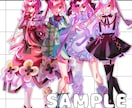 女装男子の全身立ち絵 衣装デザイン込みでかきます あなたのキャラを可愛く女装させませんか？ イメージ2