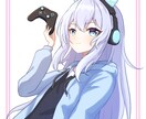 かわいい女の子のイラスト描きます 動画、ヘッダーなどで魅力的なオリジナルイラストが必要な方へ イメージ1